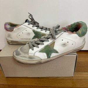 New With Tags NWT Golden Goose Superstar Penstar Classic Tie-Dye Quarter…